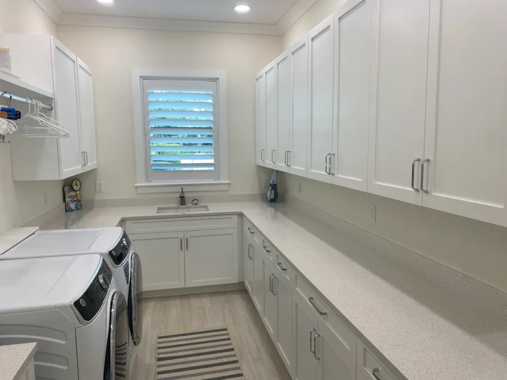 JR Custom Cabinetry laundry rooms project
